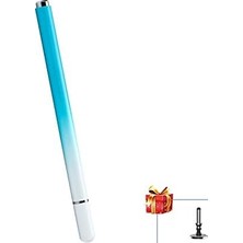 Esmo Home Undeplus Dokunmatik Tablet Telefon Kalemi +1 Yedek Uç Renk Geçişli Passive Stylus Bilgisayar Kalem Mavi