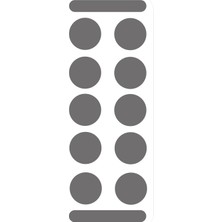 Esmo Home Promosyonca Dikdörtgen ve Yuvarlak Tasarımlı Buz Kalıbı (Antrasit Gri, Yuvarlak)