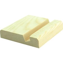 Esmo Home CT8008 Telefon Standı Masaüstü Ahşap Kaymaz Taban Pedli (8CMX8CMX1,6CM) Dizi, Film, Video, Görüntülü Sohbet Vb. Için Dik ve Yan Kullanımlı Telefon Tutucu Ahşap Stand