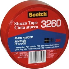 Esmo Home 3260-A 3m Sıva Bandı, 4,8 cm x 60 Yd, Kırmızı