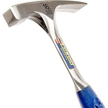 Esmo Home E3-16BLC 16 Oz, Pürüzsüz Yüzey Bricklayer Çekiç Naylon Saplı Şok Aktarımını Azaltır