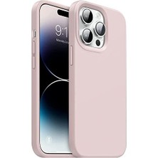 Esmo Home Happy 14 Pro Kılıf 6.1’ Içi Kadife Lansman Silikon Kılıf Şok Emici Full Kasa Koruma Sağlayan Kılıf - Silicone Compatible With 14 Pro Inch Gel Rubber Full Body Protection Cover Drop Protection Pudra