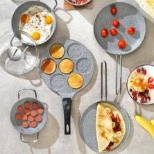 Esmo Home Schafer Breakfast Pişirme Seti 7 Parça-Gri