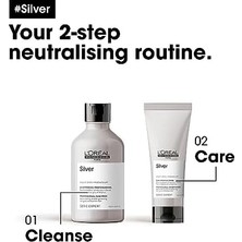 Esmo Home Professionnel Paris Serie Expert Silver Çok Açık Sarı, Gri ve Beyaz Saçlar Için Renk Dengeleyici Mor Şampuanı 300 ml