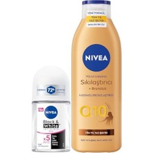 Esmo Home Q10 Bronzlaştırıcı Vücut Losyonu 250ML ve Mini Roll-On Deodorant & Invisible Clear 25ML