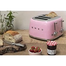 Esmo Home Smeg TSF03PKEU Ekmek Kızartma Makinesi, Pembe