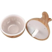 Esmo Home Yk Ultrasonic Humidifier LED Işıklı 150ML Hava Nemlendirici Ahşap