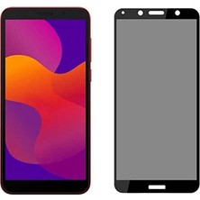 Esmo Home Y5P ile Uyumlu Privacy Temperli Full Ekran Koruyucu New Siyah