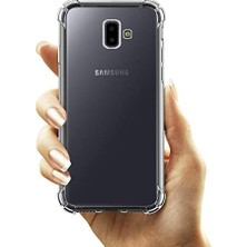 Esmo Home Absorbing Için Kılıf Galaxy J6 Plus Şeffaf [galaxy J6 Plus ile Uyumlu Kılıf - Şeffaf]