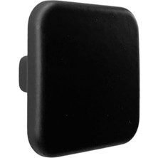 Esmo Home Mutfak ve Banyo Dolabı Kapakları ve Çekmeceler Için Metal Kare Buton Kulp Alüminyum Mobilya Dolap Kulbu Mat Siyah 2 Adet