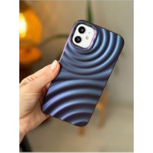 Esmo Home 11 ile Uyumlu 3D Kabartma Mor Renk Geçişli Mat Silikon Kılıf