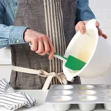 Esmo Home Ikea Gubbröra Kauçuk Spatula, Yeşil/beyaz
