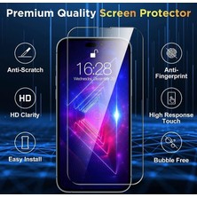 Esmo Home Happy 14 Pro Max Için Çerçevesiz Full Transparent Ekranı Tam Kaplayan Cam Ekran Koruyucu Kırılmaz Cam Full Cover Tam Koruma iphone 14 Promax