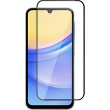 Esmo Home Galaxy A15 Ile Uyumlu Kenarları Kırılmaya Dayanıklı Cam Ekran Koruyucu