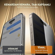 Esmo Home 13 Privacy Hayalet Cam Tam Ekran Temperli Koruyucu