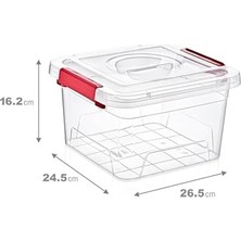Esmo Home Smartware 1 No Kiler Box (6 Lt) Şeffaf