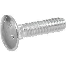 Esmo Home Kilit Vidası, 3/8 x 4-1/2 Inç, Çelik, Galvanizli, Gümüş, 50 Adet