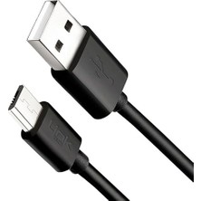 Yenibağ K565 Strong Micro USB Data/şarj Kablosu 2.4A 30CM Siyah