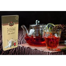 Esmo Home Tea Time Çay Kahve Filtresi Kağıt Filtre L Büyük Boy (100'LÜ Çay Filtresi Poşeti)