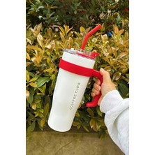 Esmo Home 304 L Çelik 1,2 L Beyaz Pipetli Kamp Piknik Termos CIN909BY