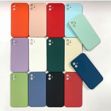 Esmo Home - 11 ile Uyumlu Telefon Kılıfı - 12 Görünümlü Köşeli Tasarım, Içi Kadife Lansman Kılıf - Şeker Pembe
