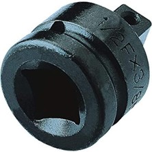 Esmo Home 1519067011 3/4"f x 1/2"m Havalı Lokma Adaptörü, Siyah, 3/4"