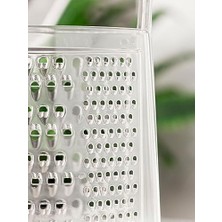 Esmo Home Ews Akrilik Şeffaf El Kesmeyen Hazneli Rende