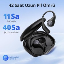 Esmo Home Openjump Open Ear Kablosuz Kulaklık - 42 Saat Dinleme Süresi - Ipx7 - Siyah (Türkiye Garantili)