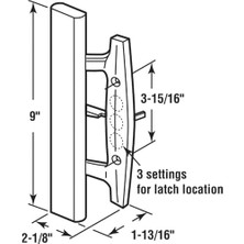Esmo Home C 12808 Bahçe Kapısı Kolu, 3.9375, Siyah