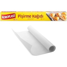 Esmo Home Koroplast Pişirme Kağıdı 8 Mt, Helal Sertifikalı ve Bpa Içermez 37CM x 8mt, Fırında Tavuk, Et, Tatlı, Börek Pişirmek Için Uygun, 220 C° Yüksek Isıya Dayanıklı Fırın Pişirme Kağıdı, Yapışmaz ve Yanmaz