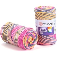 Esmo Home El Örgü Ipi Twısted Macrame 3 mm Vr, 913, 4X250 gr