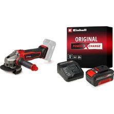 Esmo Home Te-Ag 18/125-2 Li - Solo, Akülü Avuç Taşlama + 18V 4,0 Ah Pxc Starter Kit, Akü & Şarj Cihazı