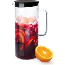 Esmo Home Sımax 1,25 L Cam Sürahi – Borosilikat – Kapaklı – Buzdolabı Uyumu – Isıya Dayanıklı – Avrupa Üretimi