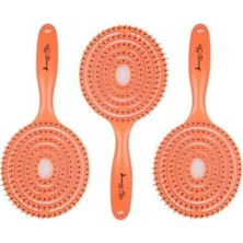 Esmo Home Professional Üç Boyutlu Saç Fırçası Turuncu x 3