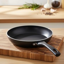 Esmo Home Papilla Buzz 24 cm Yapışmaz Kızartma ve Sote Tavası - Yeşil Siyah