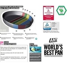 Esmo Home Amt Gastroguss Döküm Derin Tencere 24CM, H:10CM 3lt