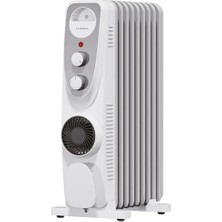 Esmo Home LUX09-FP-WG 9 Dilim Beyaz Gri 2400 W Yağlı Radyatör