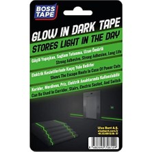 Esmo Home Fosforlu Bant, 15MM x 5mt Boyut, Yesil