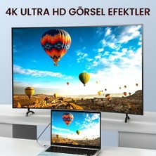 Esmo Home USB 3.1 Type-C Pd 100W 5A 10GBPS 4K 60Hz Destekli Kablo 2 Metre