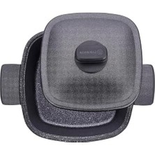 Esmo Home Korkmaz Casterra Kare Döküm Tencere 28X28X12,5