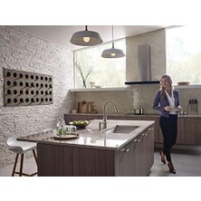 Esmo Home S3947SRS Modern Monte Edilmiş Sabunluk, Spot Resist Paslanmaz Çelik