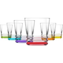 Esmo Home Lav Elegan Taban Boyalı 6'lı Viski Bardağı