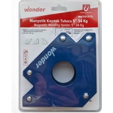 Esmo Home Wonder Manyetik Kaynak Tutucu, 5 Inç, 34 kg Tutma Kapasitesi, Mavi