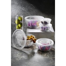 Esmo Home 5'li Set Loop Saklama Kabı Şeffaf