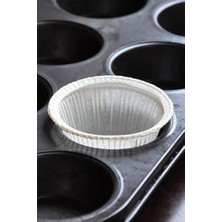 Esmo Home 50 Adet Beyaz Muffin Kek Kalıbı, Cupcake Muffin Kağıdı 50X35 Mm, Amerikan Kapsül, Muffinsformar