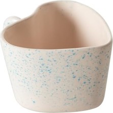 Esmo Home Mudo Home El Yapımı Kalp Kupa Turkuaz 145 Mililitre