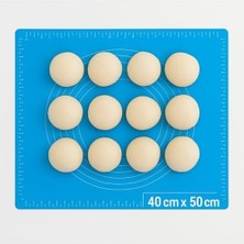 Esmo Home Silikon Hamur Matı 40X50 cm | Ölçülü Kaymaz Yapışmaz Mutfak Matı