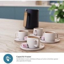 Esmo Home Philips 5000 Serisi Türk Kahvesi Makinesi, Közde Türk Kahvesi Pişirme Fonksiyonu, Kullanımı Kolay Dokunmatik Tuşlar Siyah & Bakır, HDA150/60