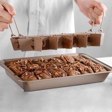 Esmo Home Orret Home 18 Gözlü Ayarlanabilir Karbon Çelik Brownie Kek Kalıbı – Yapışmaz Kaplama, Paslanmaz ve Dayanıklı Tasarım, Profesyonel Sunumlar Için Mükemmel Seçim