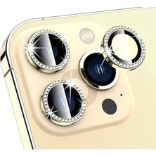 Esmo Home 12 Ile Uyumlu Parlak Taşlı Kamera Koruyucu